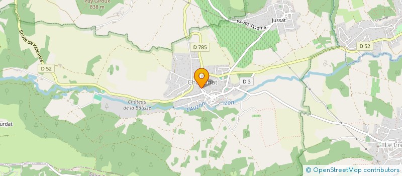 localisation de l'entreprise ASSOCIATION CHAMP LIBRE  CHANONAT