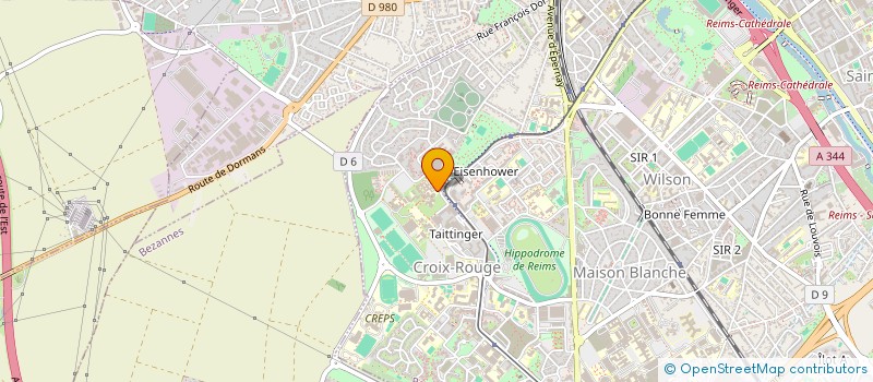 localisation de l'entreprise ASSOCIATION CHAMPARDENNAISE DES ETUDIANTS EN SCIENCES SANITAIRES ET SOCIALES  REIMS