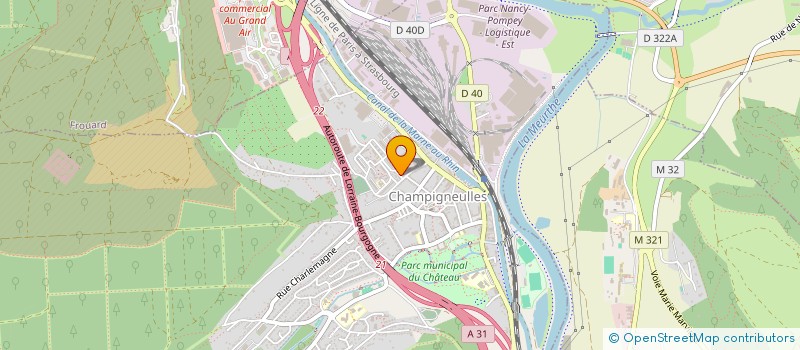 localisation de l'entreprise ASSOCIATION CHAMPIBAD  CHAMPIGNEULLES