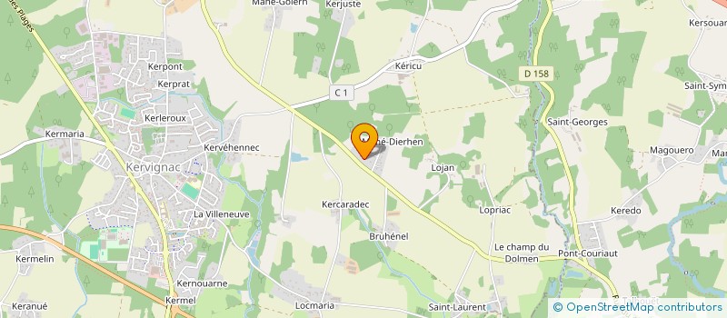 localisation de l'entreprise ASSOCIATION CHAMPS BOULE TOUT à KERVIGNAC