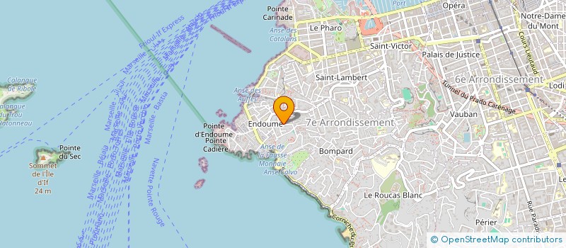 localisation de l'entreprise ASSOCIATION CHAMPS D'ETOILES  MARSEILLE