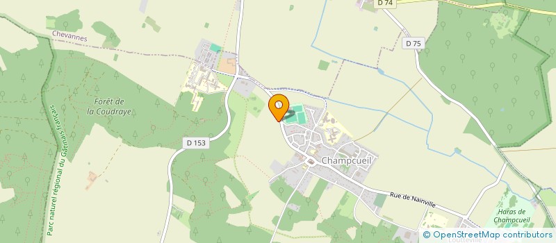 localisation de l'entreprise ASSOCIATION CHANCOLIA CULTURE ET SOLIDARITE  CHAMPCUEIL