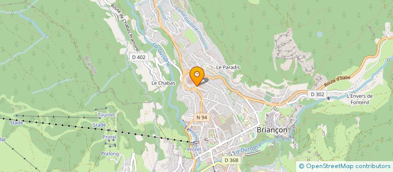 localisation de l'entreprise ASSOCIATION CHANT ET VIE à BRIANCON