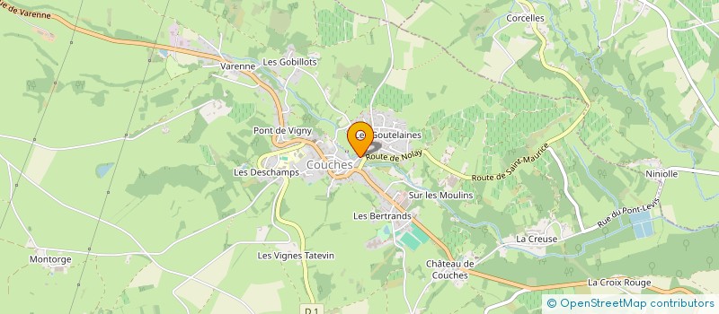 localisation de l'entreprise ASSOCIATION CHANTE EN SCENE à COUCHES