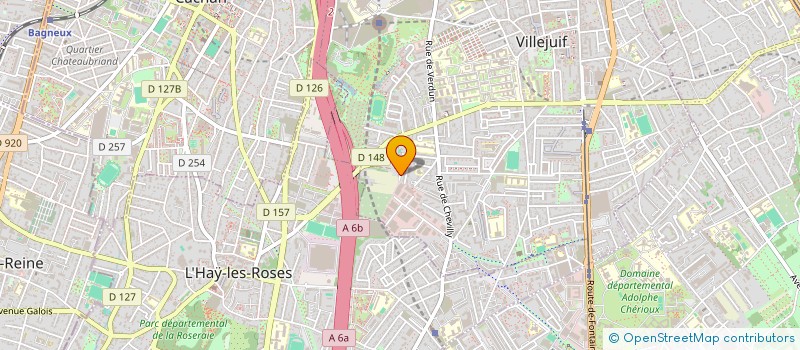 localisation de l'entreprise ASSOCIATION CHANTEURS LIVREURS à VILLEJUIF