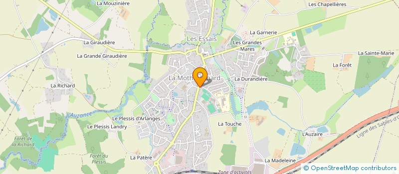 localisation de l'entreprise ASSOCIATION CHANTIERS CONTACT à LES ACHARDS