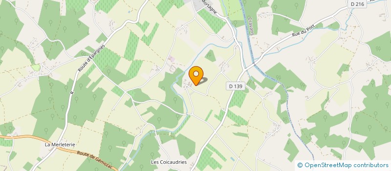 localisation de l'entreprise ASSOCIATION   CHANTS D O  SAINT-ANDRE-DE-LIDON