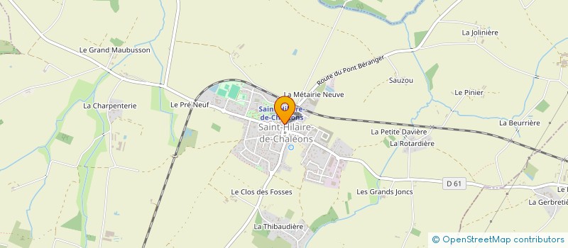 localisation de l'entreprise ASSOCIATION CHANTS DE PIERRE à SAINT-HILAIRE-DE-CHALEONS