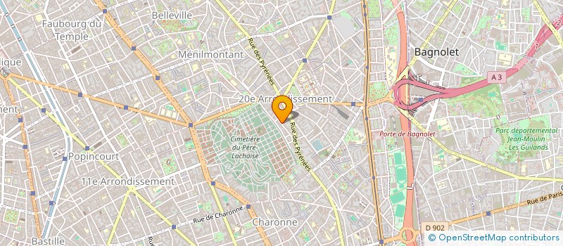 localisation de l'entreprise ASSOCIATION CHAPOBA  PARIS