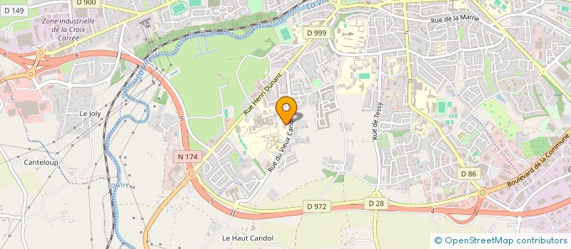 localisation de l'entreprise ASSOCIATION CHARCOT  SAINT-LO