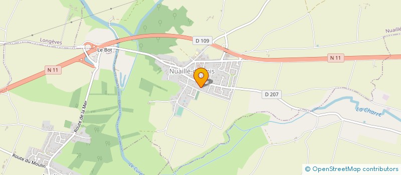 localisation de l'entreprise ASSOCIATION CHARENTAISE DE FORMATION A LA REANIMATION ET AUX SECOURS  NUAILLE-D'AUNIS