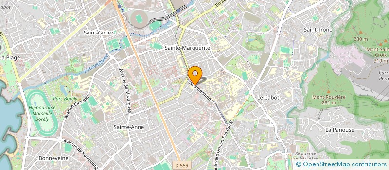 localisation de l'entreprise ASSOCIATION CHARIVARI YOGA & THERAPIE à MARSEILLE