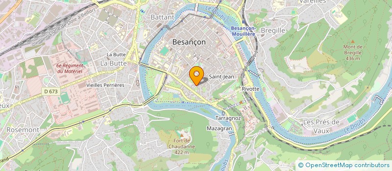 localisation de l'entreprise ASSOCIATION CHARLES BRIED à BESANCON