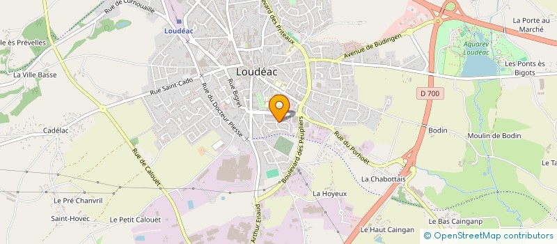 localisation de l'entreprise ASSOCIATION CHARLOTTE à LOUDEAC