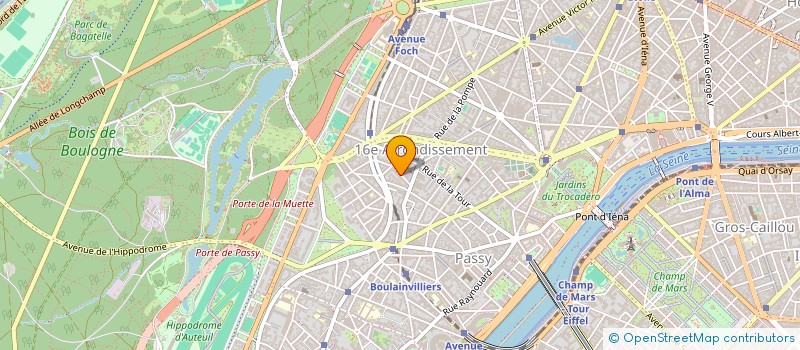 localisation de l'entreprise ASSOCIATION CHARLOTTE DANSE ACADEMIE (CDA)  PARIS