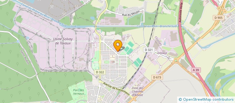 localisation de l'entreprise ASSOCIATION CHARLY ENDURANCE  TAVAUX