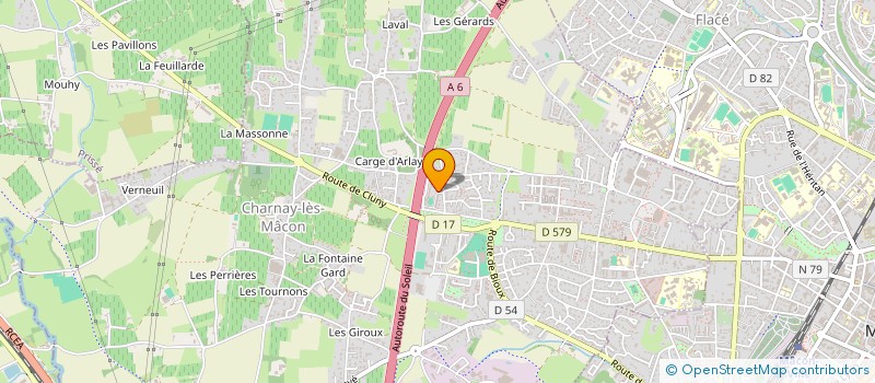 localisation de l'entreprise ASSOCIATION CHARNAY LOISIRS à CHARNAY-LES-MACON