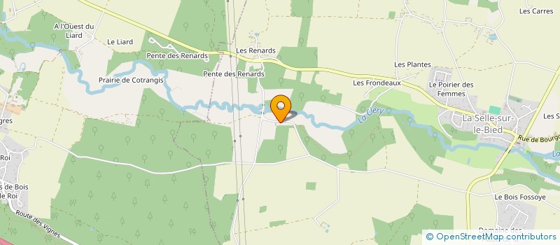 localisation de l'entreprise ASSOCIATION CHASSE ET PECHE à GRISELLES
