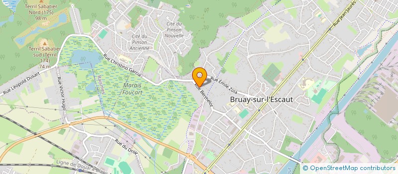 localisation de l'entreprise ASSOCIATION CHAT-VA-ALLER  BRUAY-SUR-L'ESCAUT