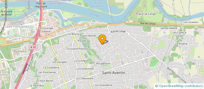 localisation de l'entreprise 	  ASSOCIATION CHATEAU FRAISIER : UN QUARTIER PAS COMME LES AUTRES  SAINT-AVERTIN