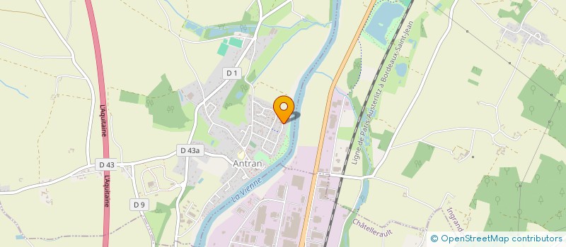 localisation de l'entreprise ASSOCIATION CHATEL DEUCHE 86  ANTRAN