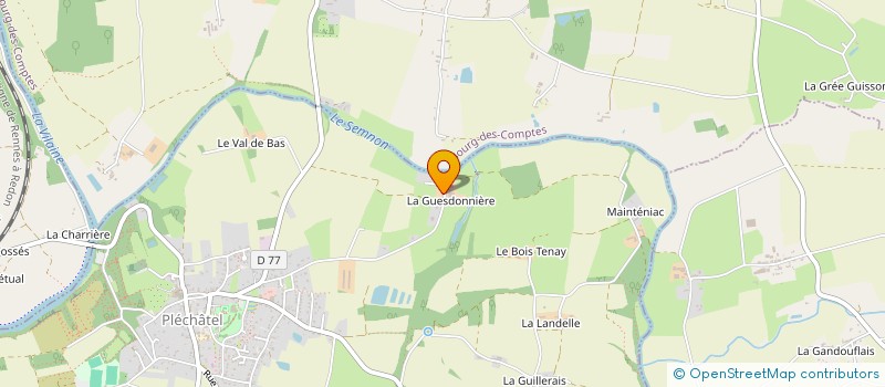 localisation de l'entreprise ASSOCIATION CHATS BOTTES (ACB)  PLECHATEL