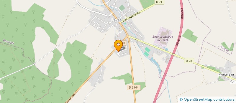 localisation de l'entreprise ASSOCIATION CHATS LIBRES DU CHER  LEVET