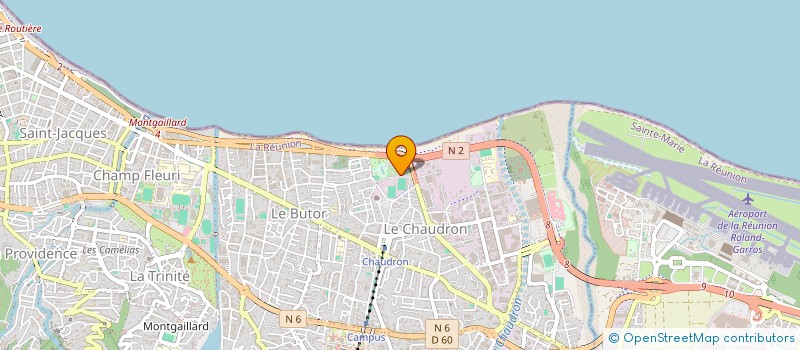 localisation de l'entreprise ASSOCIATION CHAUDRON REINSERTION à SAINT-DENIS