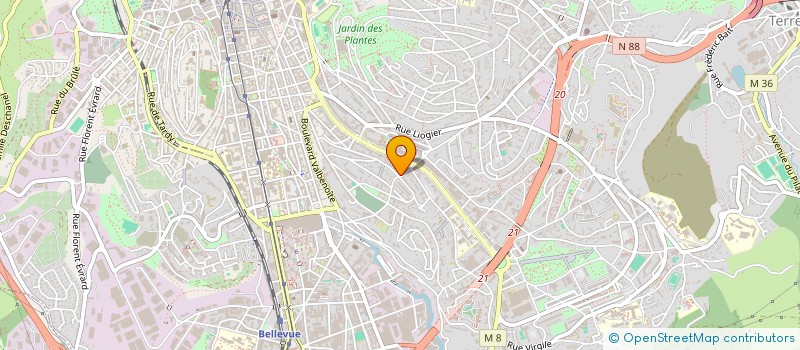 localisation de l'entreprise ASSOCIATION CHAUDS LES MARRONS  SAINT-ETIENNE