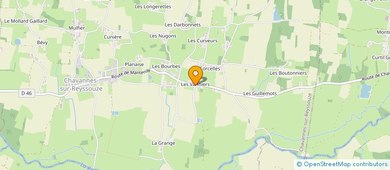 localisation de l'entreprise ASSOCIATION CHAVANNOISE LOISIRS ET CULTURE à CHAVANNES-SUR-REYSSOUZE