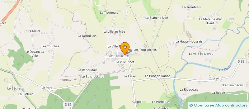 localisation de l'entreprise ASSOCIATION CHEFS DE FAMILLE  SAINT JOUAN DE L'ISLE