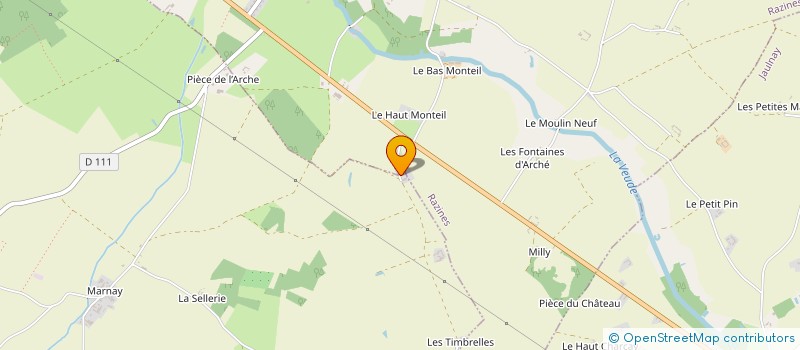 localisation de l'entreprise ASSOCIATION CHEMIN DE CONFIANCE  FAYE-LA-VINEUSE