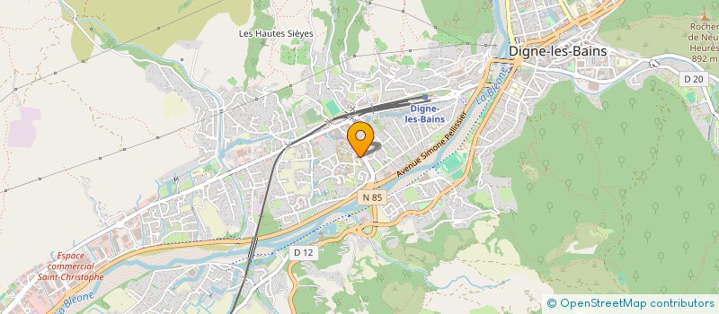 localisation de l'entreprise ASSOCIATION CHEMINS D'ESPOIR à DIGNE-LES-BAINS