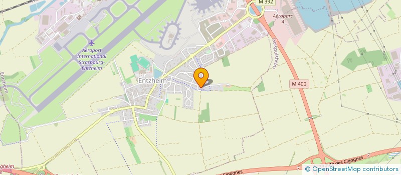 localisation de l'entreprise ASSOCIATION CHENE à ENTZHEIM