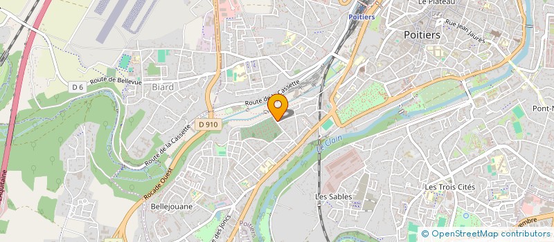 localisation de l'entreprise ASSOCIATION CHENELLE à POITIERS