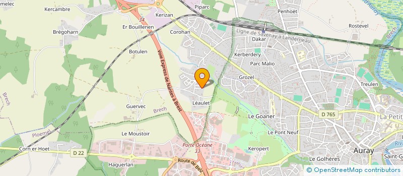 localisation de l'entreprise ASSOCIATION CHEVAL EMOI à BRECH