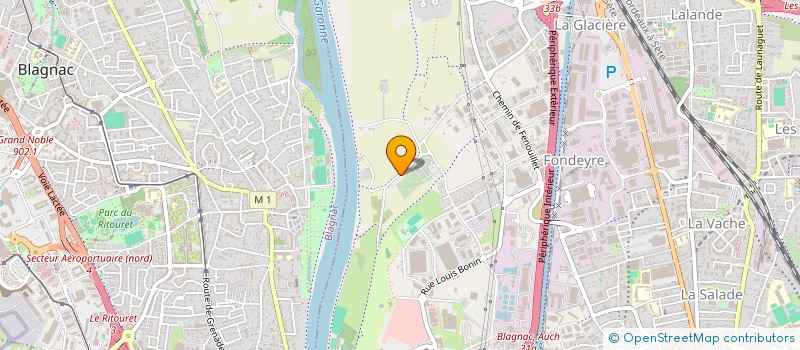 localisation de l'entreprise ASSOCIATION CHEVAL GARONNE  TOULOUSE