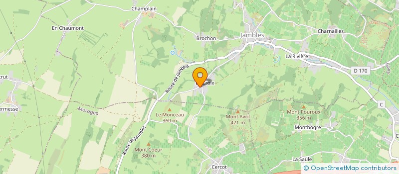 localisation de l'entreprise ASSOCIATION CHEVAL PAS A PAS  JAMBLES