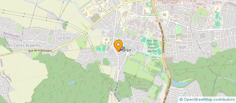 localisation de l'entreprise ASSOCIATION CHEZ COLETTE à PLAISIR