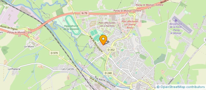 localisation de l'entreprise ASSOCIATION CHEZ LAURETTE FLEURS DE MANA  PARAY-LE-MONIAL