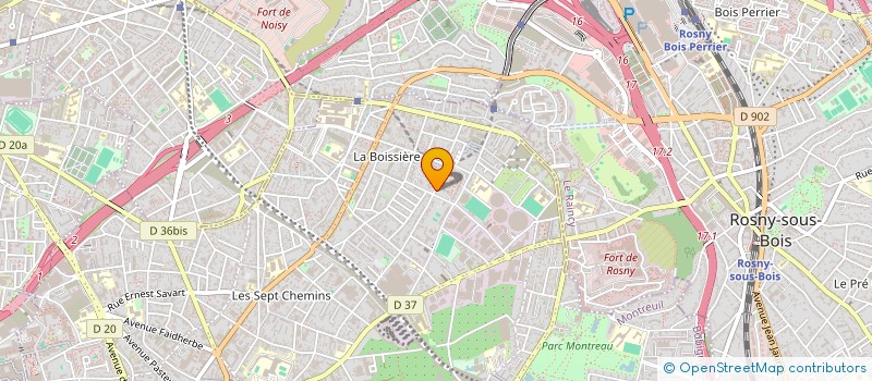 localisation de l'entreprise ASSOCIATION CHEZ LES ZOHRA à MONTREUIL