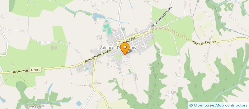 localisation de l'entreprise ASSOCIATION CHEZ NOUS à VALENCE-D'ALBIGEOIS