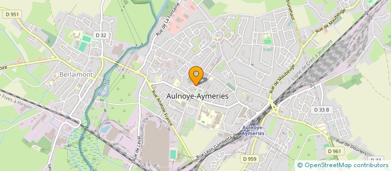 localisation de l'entreprise ASSOCIATION CHEZ TONTON à AULNOYE-AYMERIES