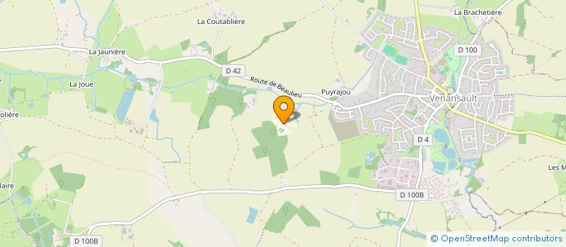 localisation de l'entreprise ASSOCIATION CHIENS DE TROUPEAU 85 (A.C.T. 85)  VENANSAULT