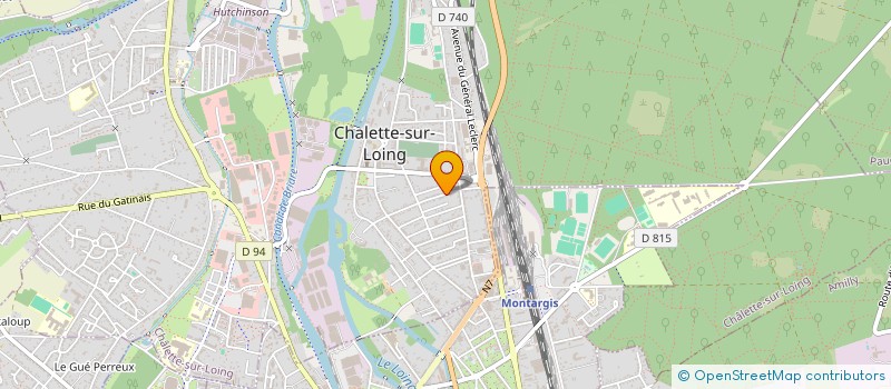 localisation de l'entreprise ASSOCIATION CHIMERE ET MELUSINE à CHALETTE-SUR-LOING