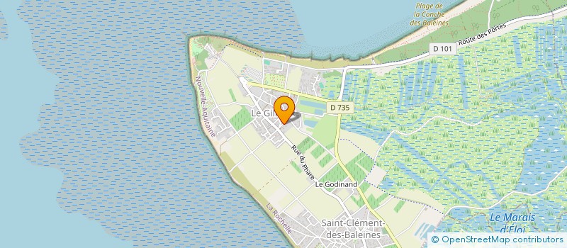 localisation de l'entreprise ASSOCIATION CHINE ILE DE RE  SAINT-CLEMENT-DES-BALEINES