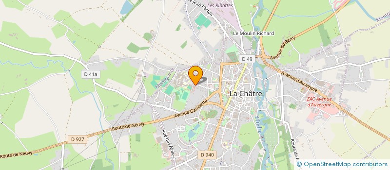 localisation de l'entreprise ASSOCIATION CHIRURGICALE à LA CHATRE