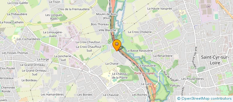 localisation de l'entreprise ASSOCIATION CHOEUR D'ARTISTES SHOW  FONDETTES