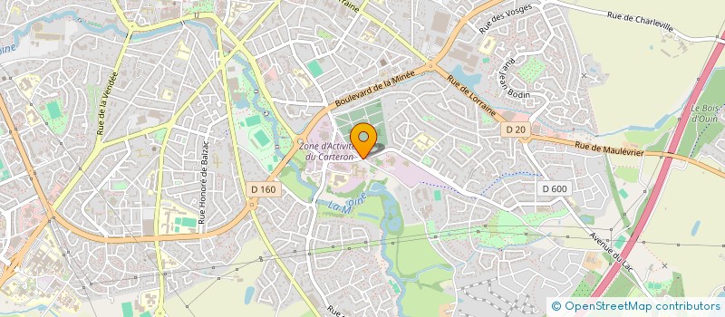 localisation de l'entreprise ASSOCIATION CHOLETAISE DES ETUDIANTS GACO à CHOLET