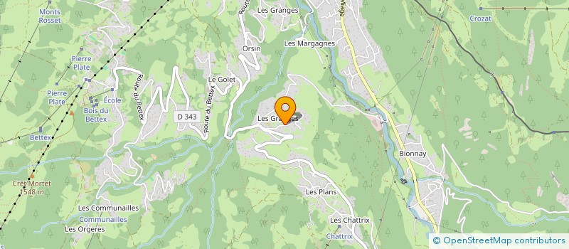 localisation de l'entreprise ASSOCIATION CHORALE CHANTEJOYE  SAINT-GERVAIS-LES-BAINS